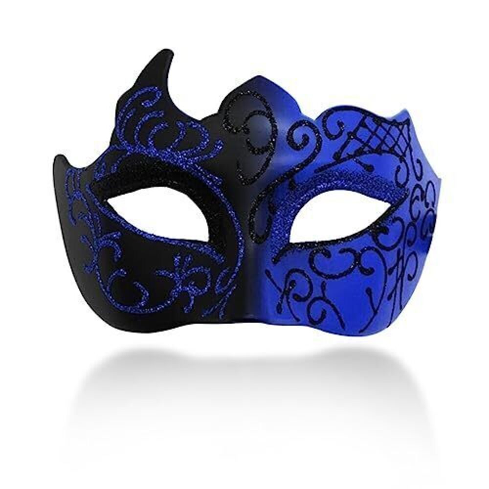 1776 Masquerade Mask Couple Venetian Shiny Retro Masks for Halloween